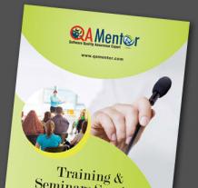 QA training Services from the QA Mentor and Professional QA training services