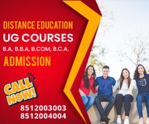 Distance Education courses BA B.COM BBA BCA MA M.COM MA MBA & MCA
