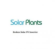 Broken Solar PV Inverter