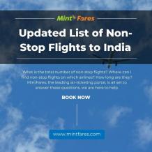Updated List of Non-Stop Flights to India