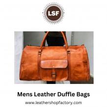 Mens Leather Duffle Bags