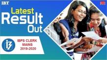 IBPS Clerk Mains 2019-20 Result Out - Result Link Here