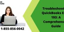 Troubleshooting QuickBooks Error 193: A Comprehensive Guide