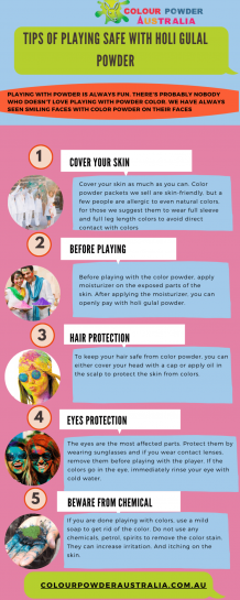               How to have safe festival with Holi G...  | Colour Powder Australia          