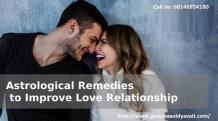 Improve your love relationship with some astrology remedies