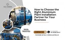 aluminium plant installation services