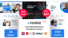 Reobiz - Best Consulting Business WordPress Theme