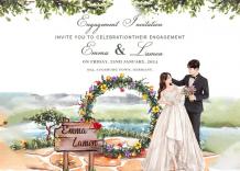 Engagement Invitation Card