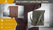 Buy Leather Laptop Bags Online