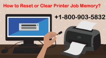 How to Reset or Clear Printer Job Memory?