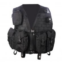 Black Tactical Gear Vest- Hard Shell