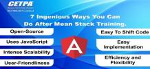 7 Ingenious Ways You Can Do After Mean Stack online Course