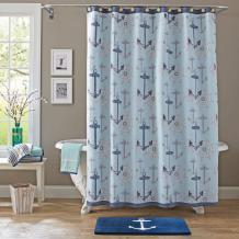 BATHROOM DECORATION WITH DESIGNER BATHROOM CURTAIN