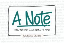 A Note  Font Free Download Similar | FreeFontify