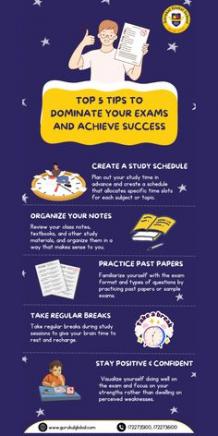 Top 5 Tips to Dominate Your Exams and Achieve Success - Best CBSE School in Chandigarh