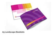 A5 Landscape Booklets