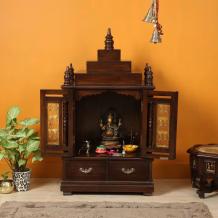 Buy Traditional Wooden Temples for Home - Perfect for Any Room!