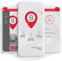 Driver Location Tracking &amp; Monitoring App | Bridgera TrackMe