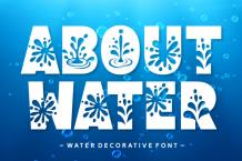 About Water Font Free Download OTF TTF | DLFreeFont