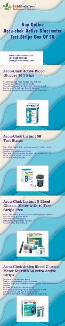 Accu-Chek Active Glucometer Test Strips