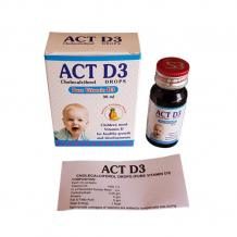 Act D3 Drops, Cholecalciferol Drops (Pure Vitamin D3) - Schwitz Biotech