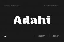 Adahi Font