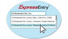 Address Autocomplete |  Global Express Entry | Melissa
