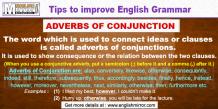 Adverbs of Conjunction : A word shows consequence or relation between the two clauses - English Mirror 