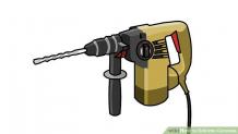 Using a Hammer Drill to Drill Through Concrete