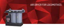 Locomotive air dryer