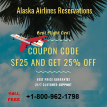 Alaska Airlines Reservations Flights  +1-800-962-1798