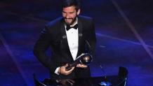Alisson Becker crowned best Goalkeeper of the Year at 2019 FIFA Football Awards
