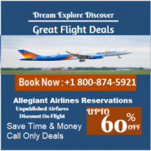 Allegiant Airlines Reservations +1-800-874-5921