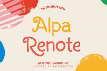 Alpa Renote Font Free Download OTF TTF | DLFreeFont