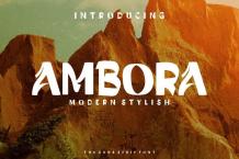 Ambora Font Free Download OTF TTF | DLFreeFont