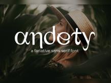 Andety Font Free Download OTF TTF | DLFreeFont