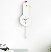 Animal Wall Clock Chicken Duck Shaped Pendulum Clock for Kids Room Decor - Warmly Life