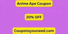 20% OFF Anime Ape Coupon - November 2024 (*NEW*)