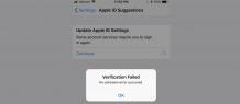 How to fix Apple id verification failed