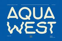 Aqua West Font Free Download OTF TTF | DLFreeFont