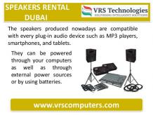 Are you Searching for Speakers Rental in Dubai