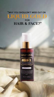 Argan oil for hair and face