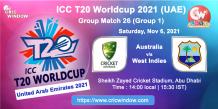 Australia vs West Indies ICC T20 worldcup match centre - cricwindow.com 