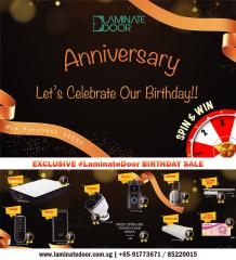 Laminate Door Anniversary Promotion Sale