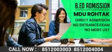 MDU B.ed Admission 2022 online Form Last Date fees - B.ed From MDU