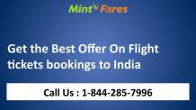 Get the Best Offer On Flight tickets bookings to India | Pearltrees
