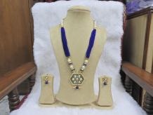 Large purple bead necklace - Indian jewellers uk - Babosa sakhi