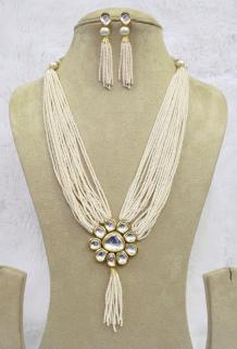 Kundan and pearl necklace Upto 80% OFF:  | BabosaSakhi