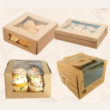 Printed Custom Bakery Boxes With Window Wholesale Price ✔️