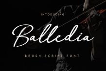 Balledia Font Free Download OTF TTF | DLFreeFont